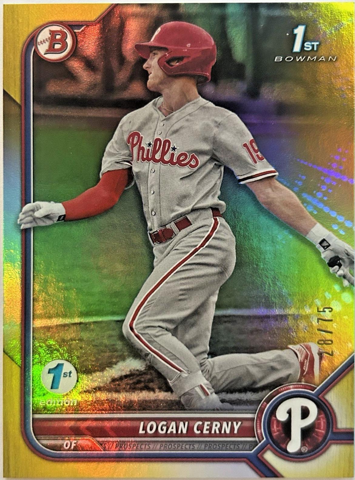 Logan Cerny [Yellow Foil] #BPPF-120