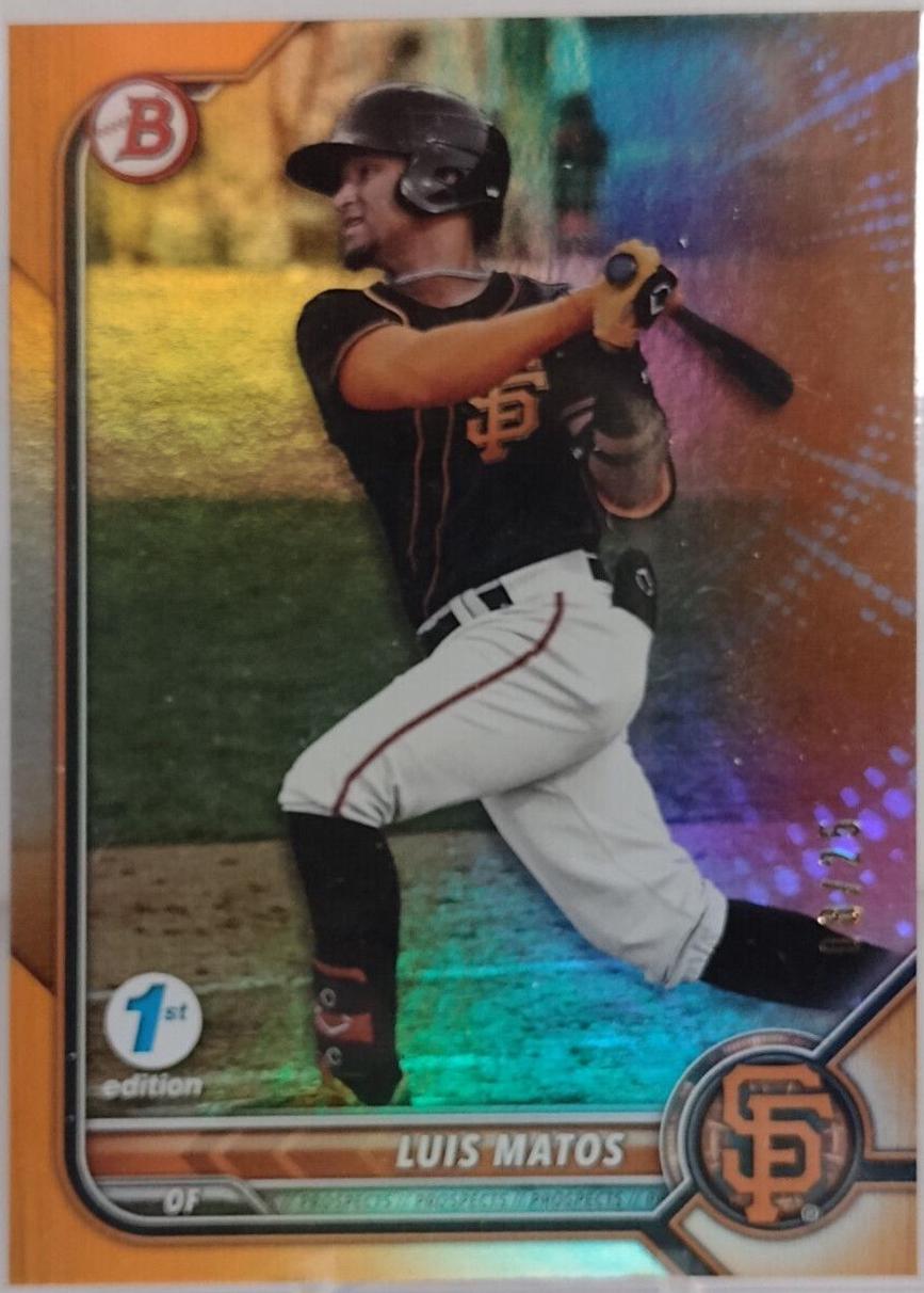 Luis Matos [Orange Foil] #BPPF-55