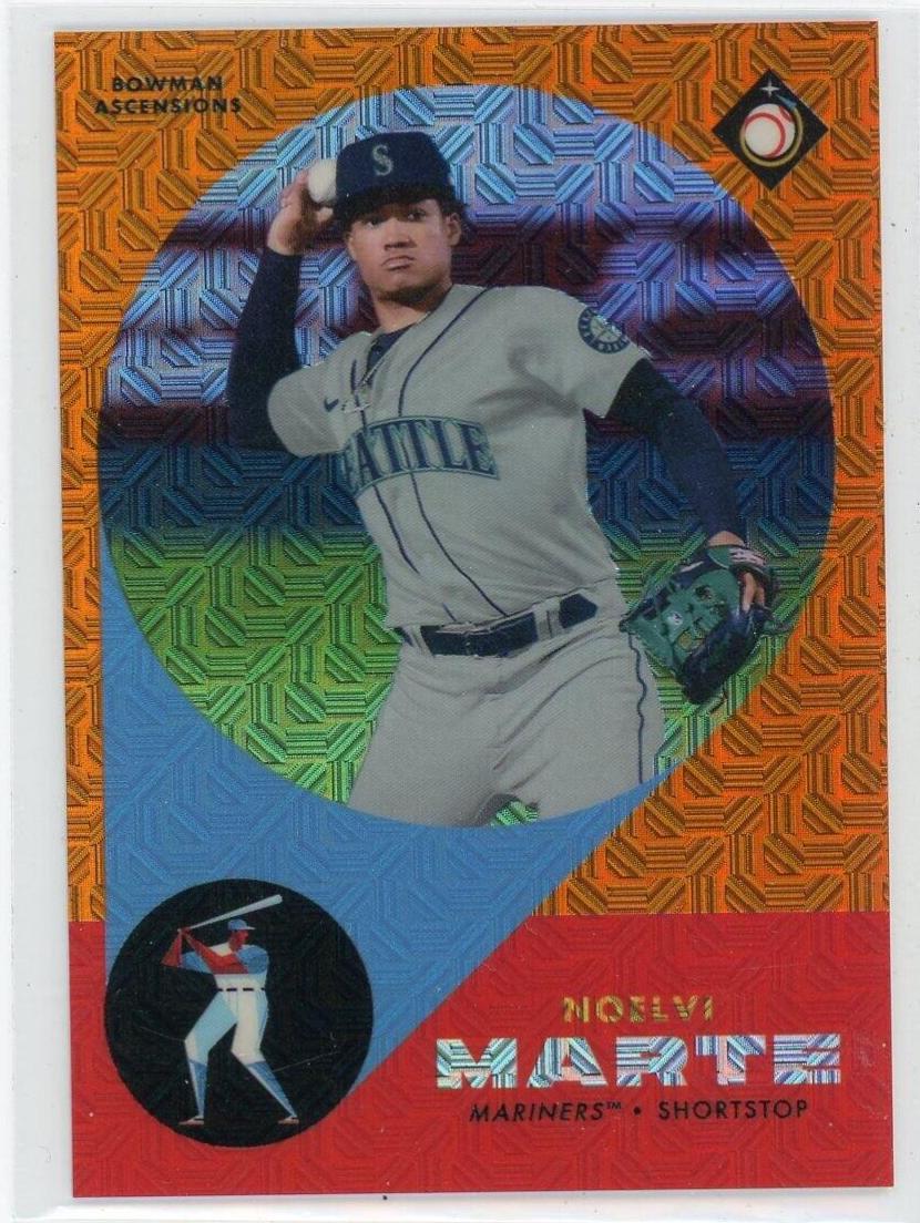 Noelvi Marte [Orange Refractor Mega Box Mojo] #BA-9