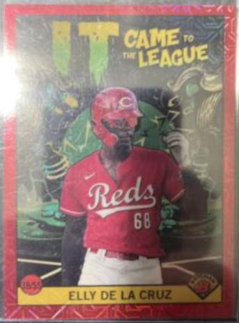 Elly De La Cruz [Red Refractor Mega Box Mojo] #ICFL-19