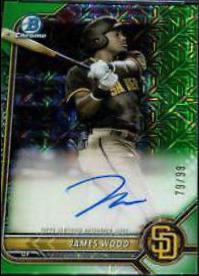 James Wood [Green Refractor] #BMA-JW