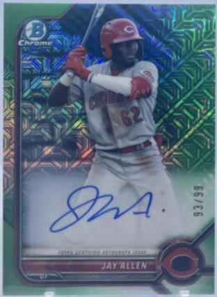 Jay Allen [Green Refractor] #BMA-JA