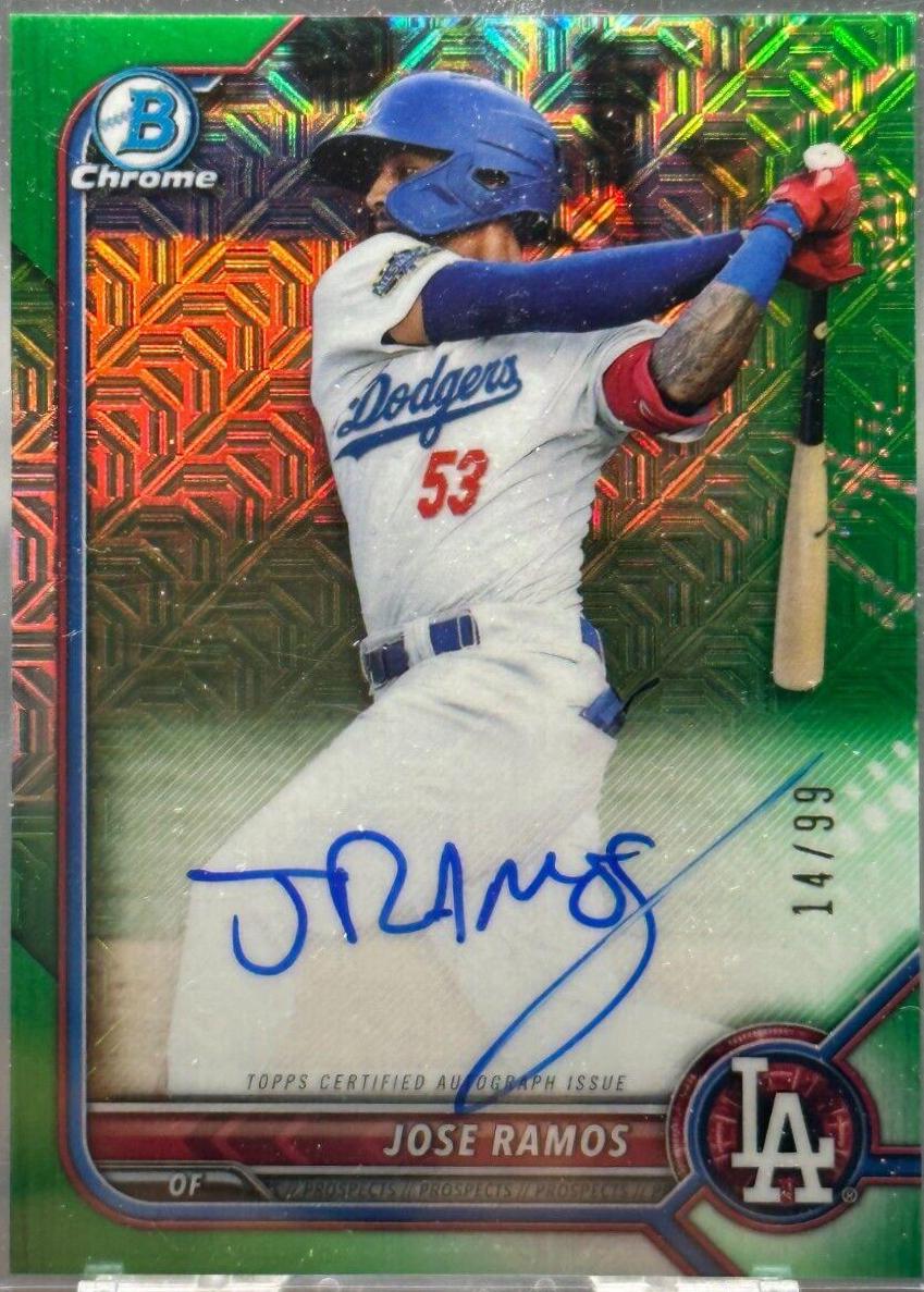 Jose Ramos [Green Refractor] #BCMA-JR
