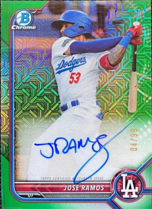 Jose Ramos [Green Refractor] #BMA-JR