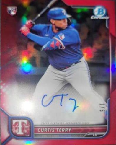 Curtis Terry [Red Refractor] #CRA-CT