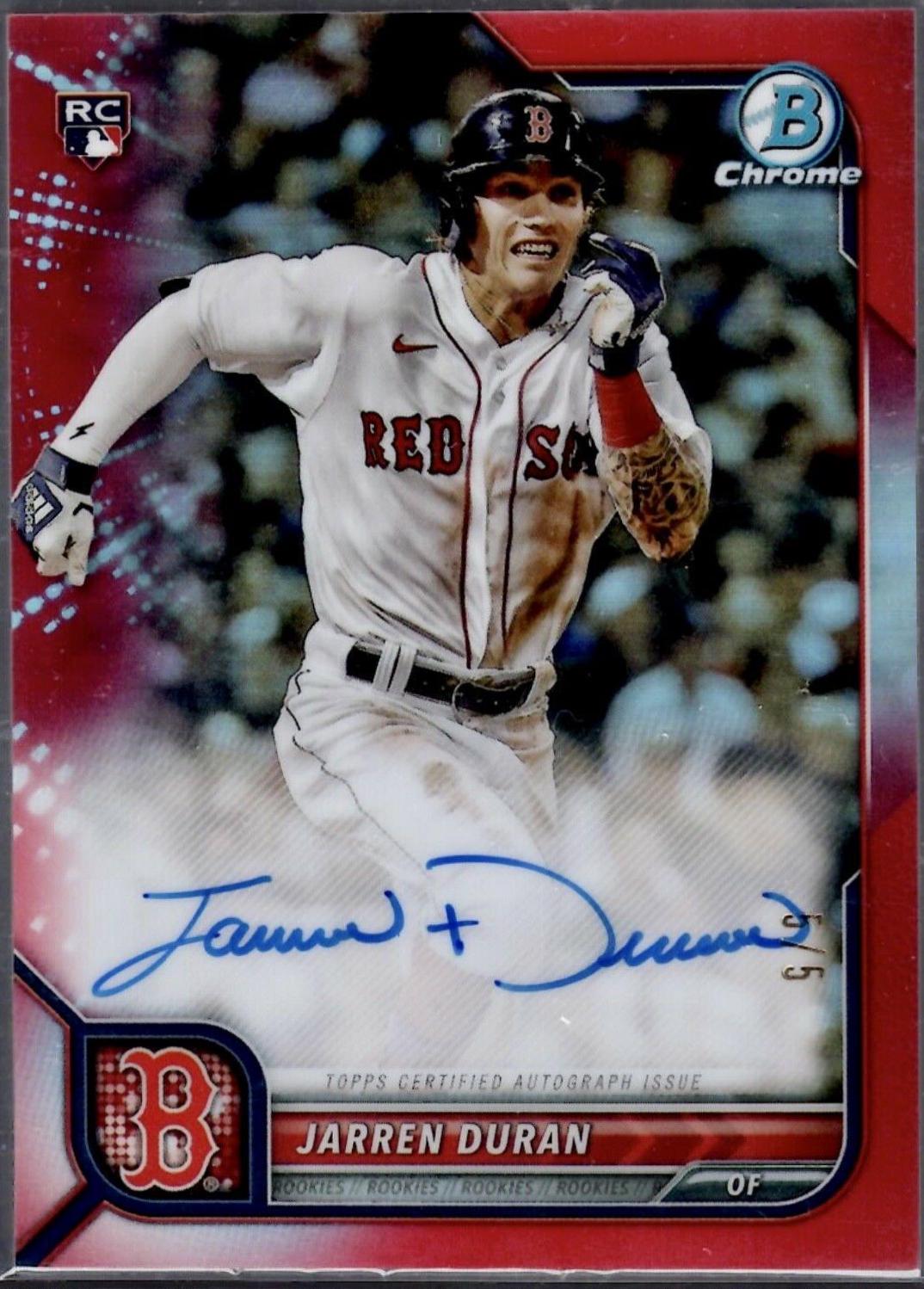 Jarren Duran [Red Refractor] #CRA-JDN