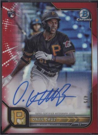 Oneil Cruz [Red Refractor] #CRA-OC