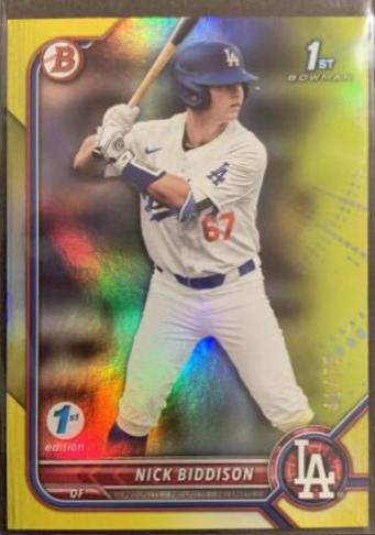 Nick Biddison [Yellow] #BD-165