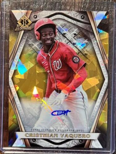 Cristhian Vaquero [Autograph Gold Atomic] #BI-16