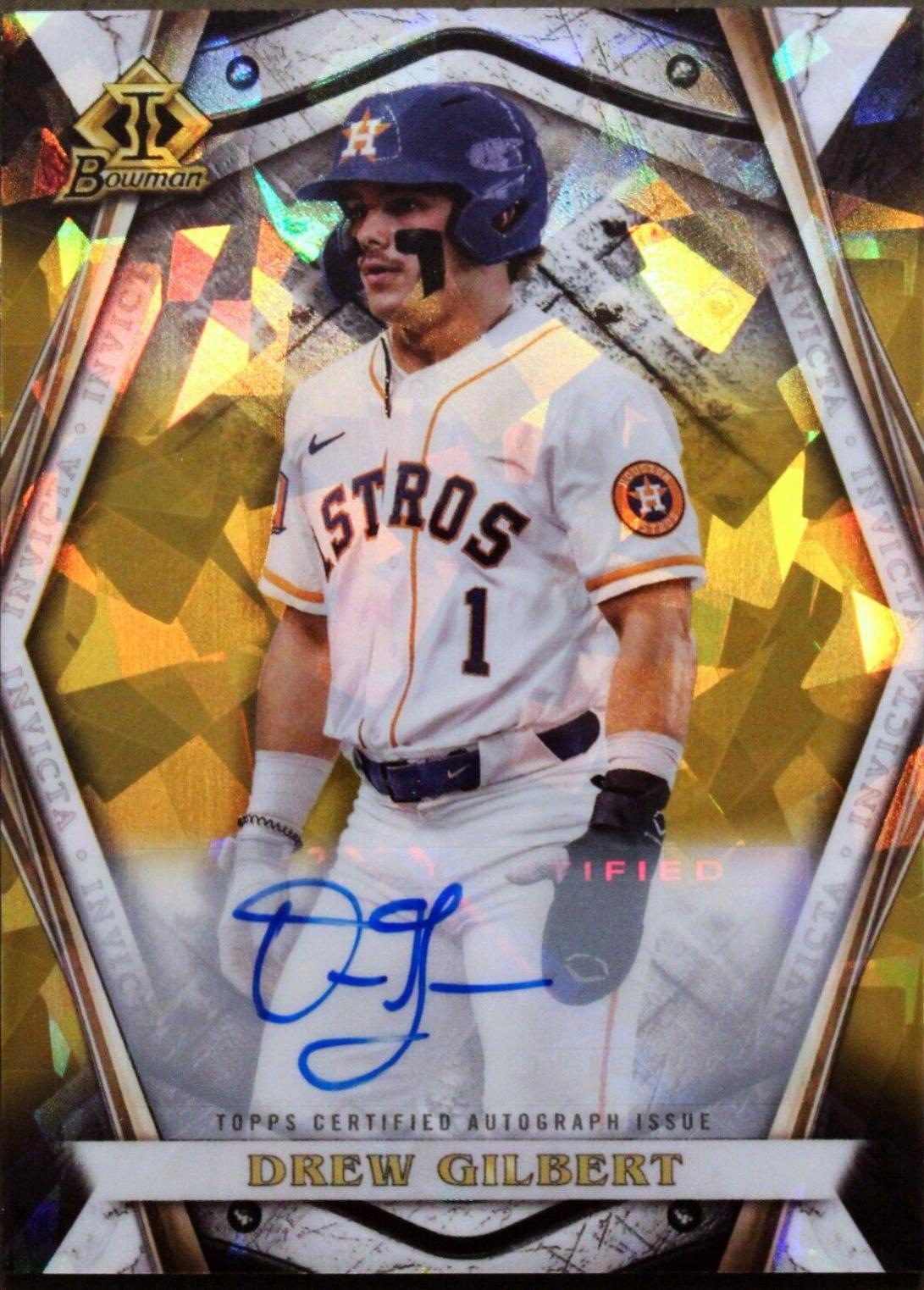 Drew Gilbert [Autograph Gold Atomic] #BI-15