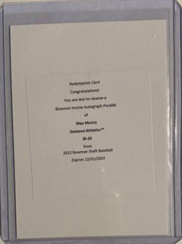Max Muncy [Autograph] #BI-20