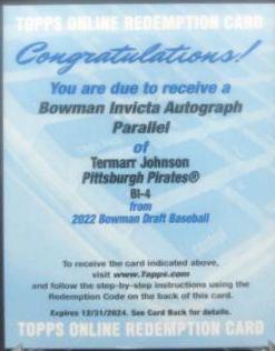 Termarr Johnson [Autograph] #BI-4