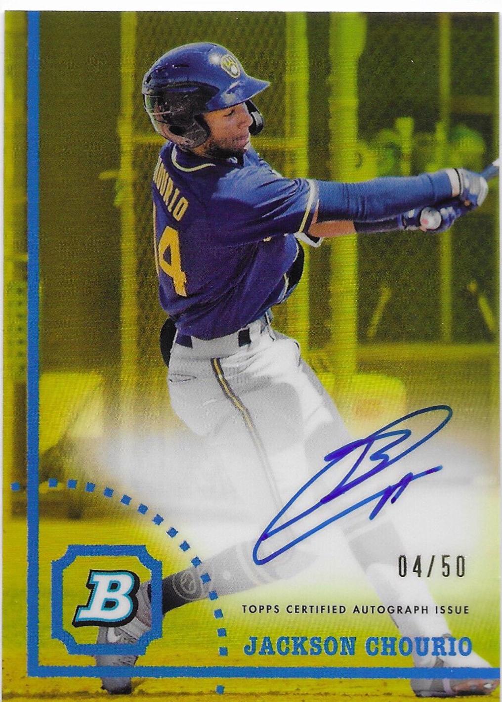 Jackson Chourio [Gold] #CPA-JC