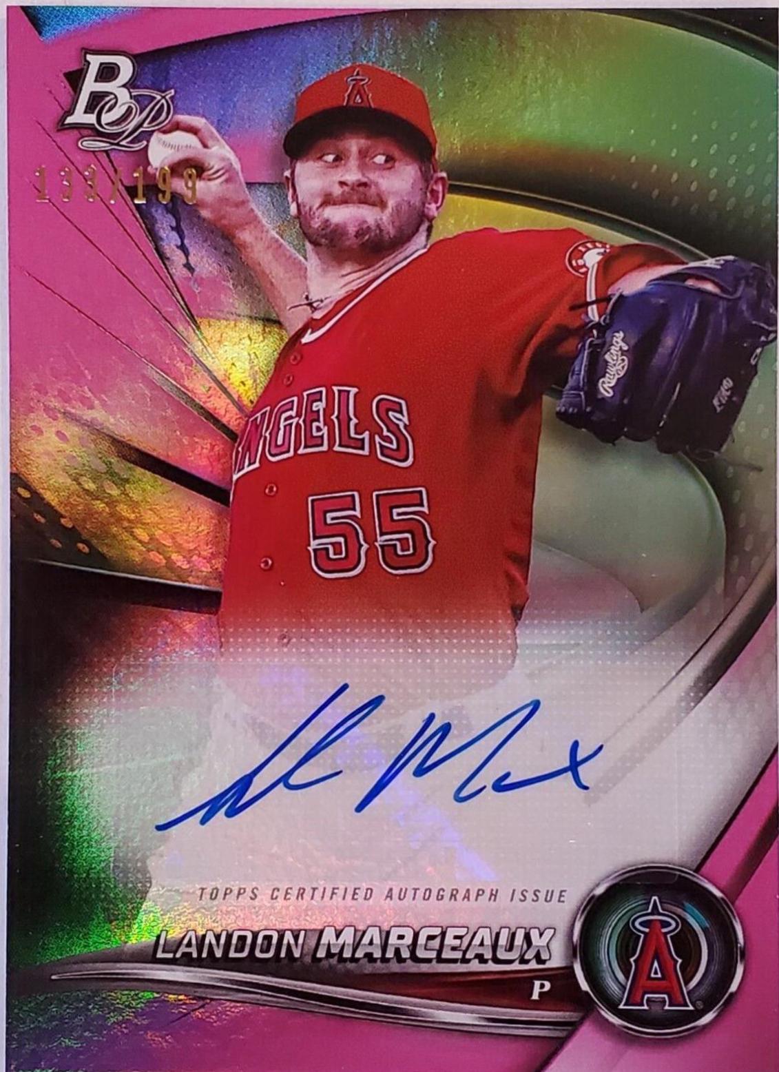 Landon Marceaux [Pink Autograph] #TOP-26