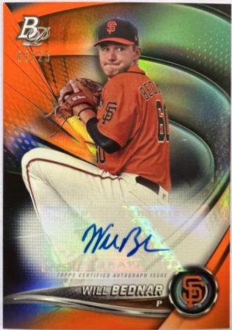 Will Bednar [Orange Autograph] #TOP-92