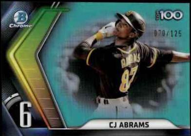 CJ Abrams [Aqua] #BTP-6