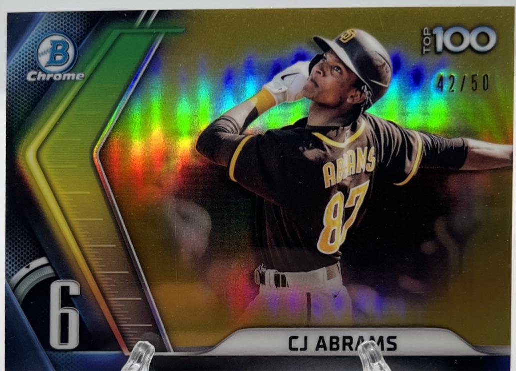 CJ Abrams [Gold] #BTP-6