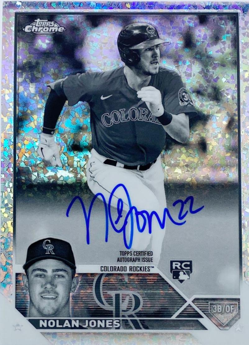 Nolan Jones [Black & White Mini Diamond] #RA-NJ