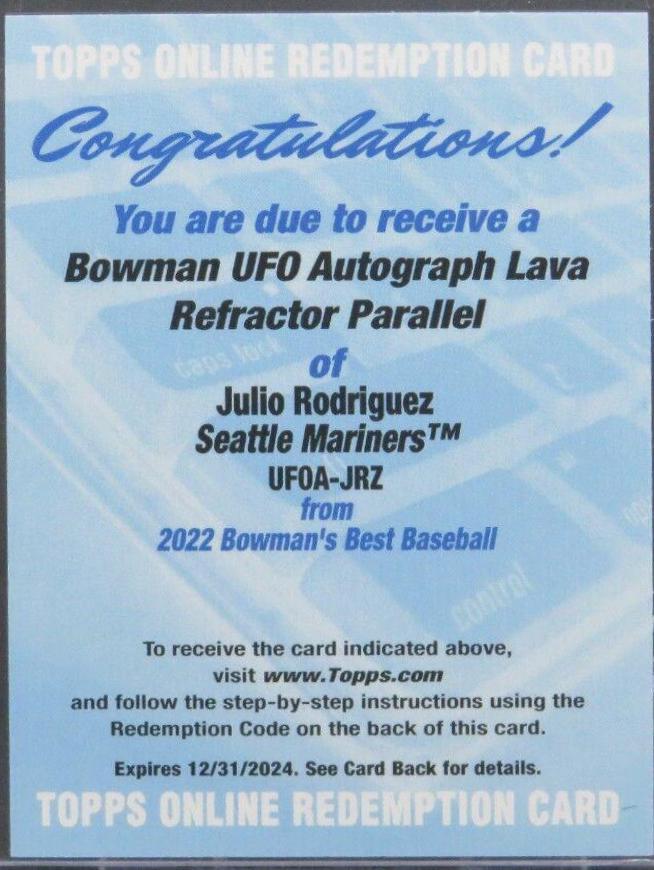 Julio Rodriguez [Lava] #UFOA-JRZ