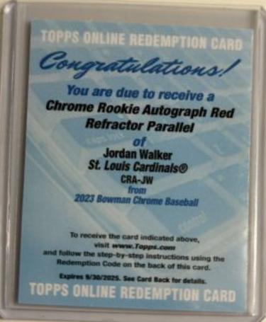 Jordan Walker [Red] #CRA-JW