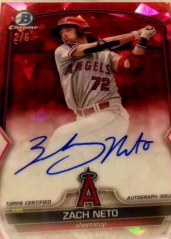 Zach Neto [Red] #BSPA-ZN