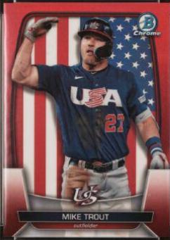 Mike Trout [Red] #WBC-90