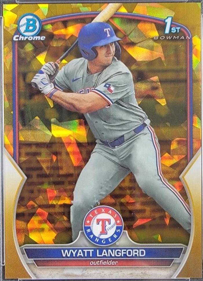 Wyatt Langford [Gold Sapphire] #BDC-106