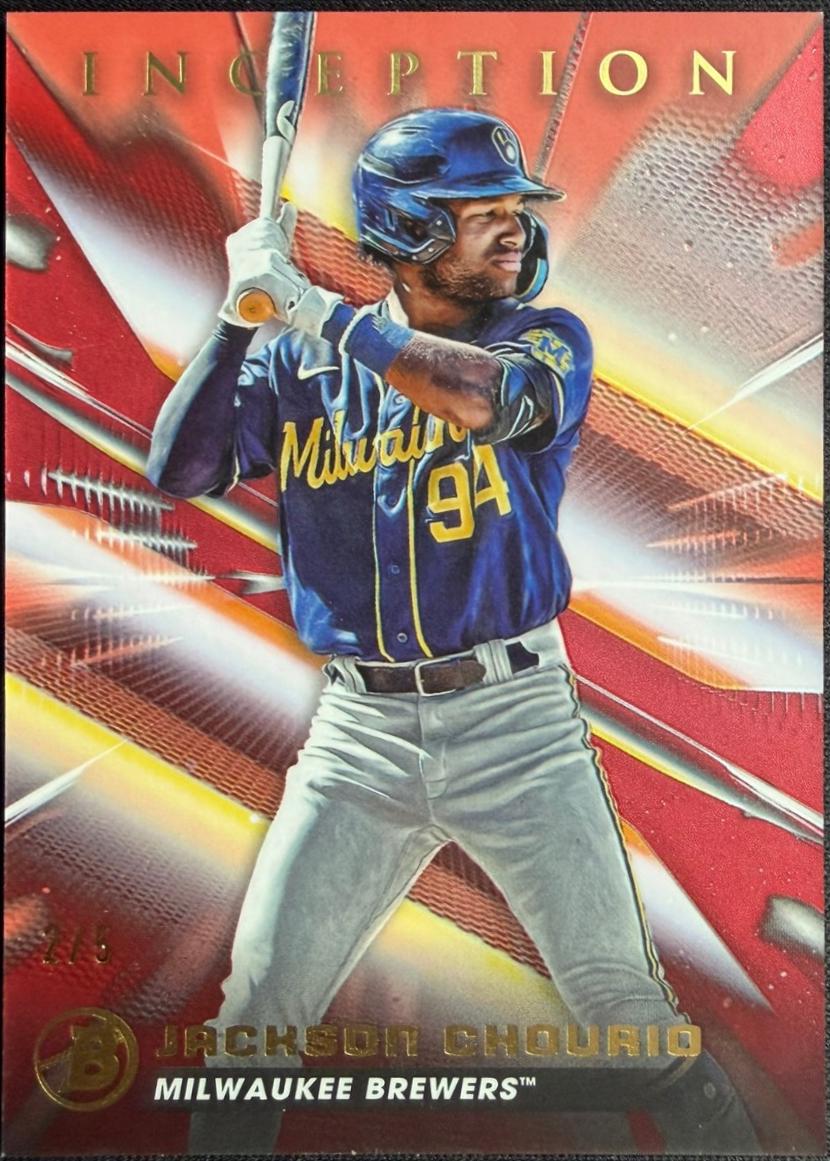 Jackson Chourio [Red Foil Pattern II] #19
