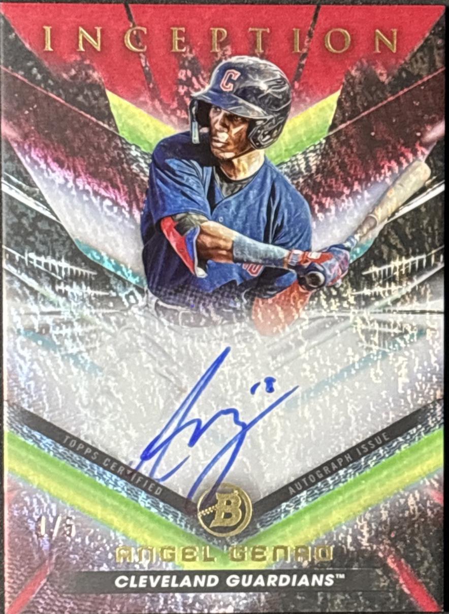Angel Genao [Red Shimmer Foil] #BPA-AG