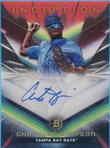 Chandler Simpson [Red Shimmer Foil] #BPA-CSN