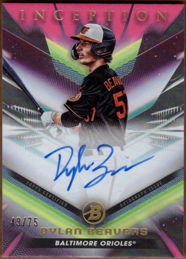 Dylan Beavers [Fuchsia Foil] #BPA-DB