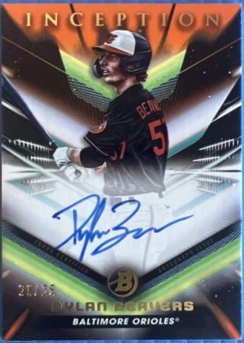 Dylan Beavers [Orange Foil] #BPA-DB