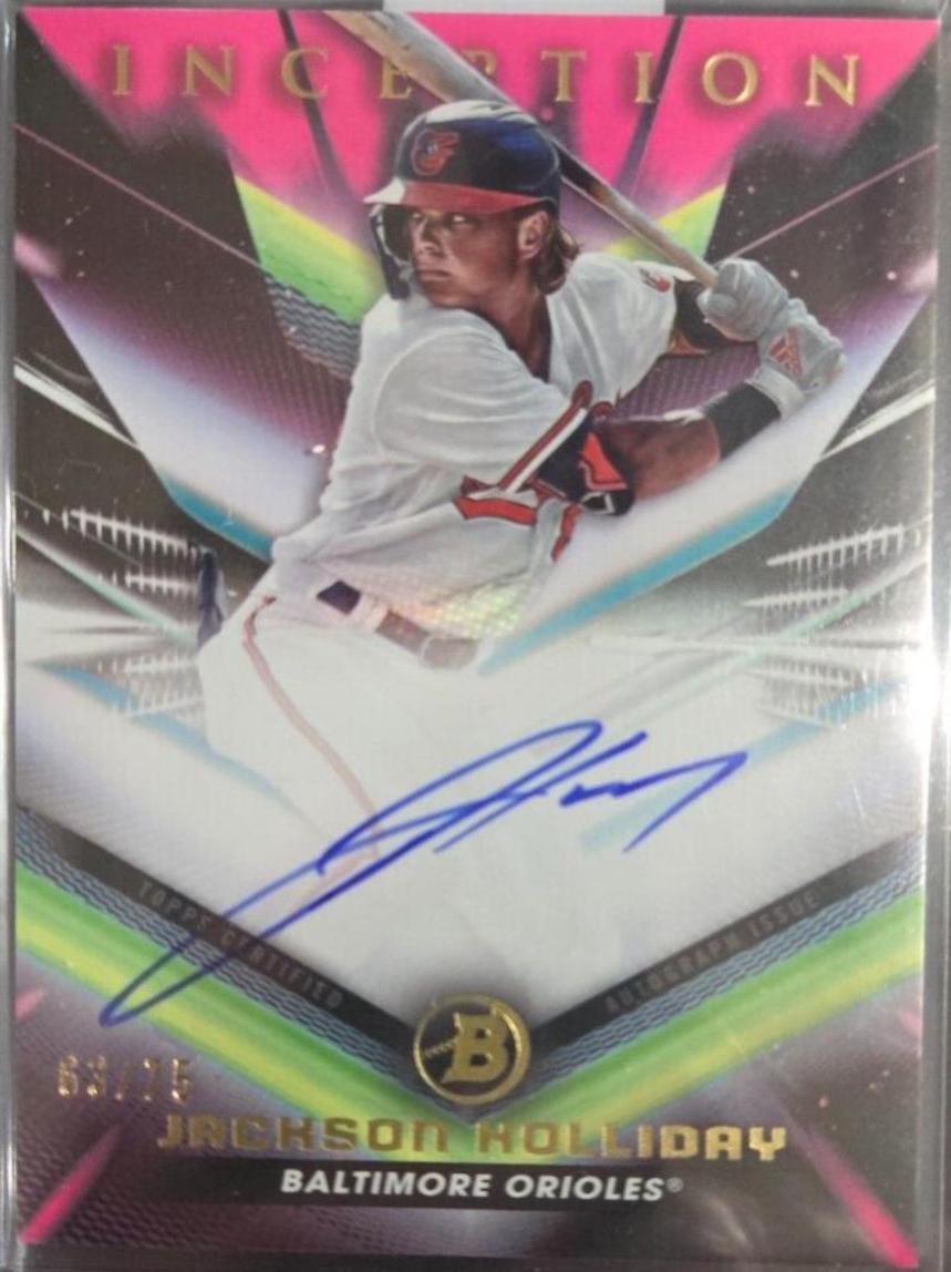 Jackson Holliday [Fuchsia Foil] #BPA-JH