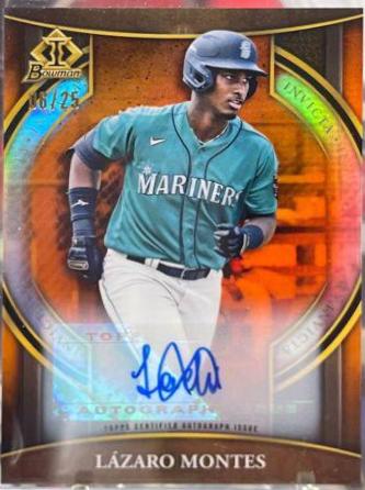 Lazaro Montes [Autograph Orange] #BI-13