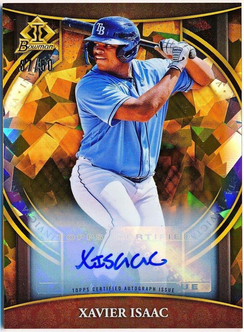 Xavier Isaac [Autograph Gold Atomic] #BI-5