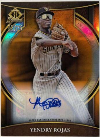 Yendry Rojas [Autograph Orange] #BI-19