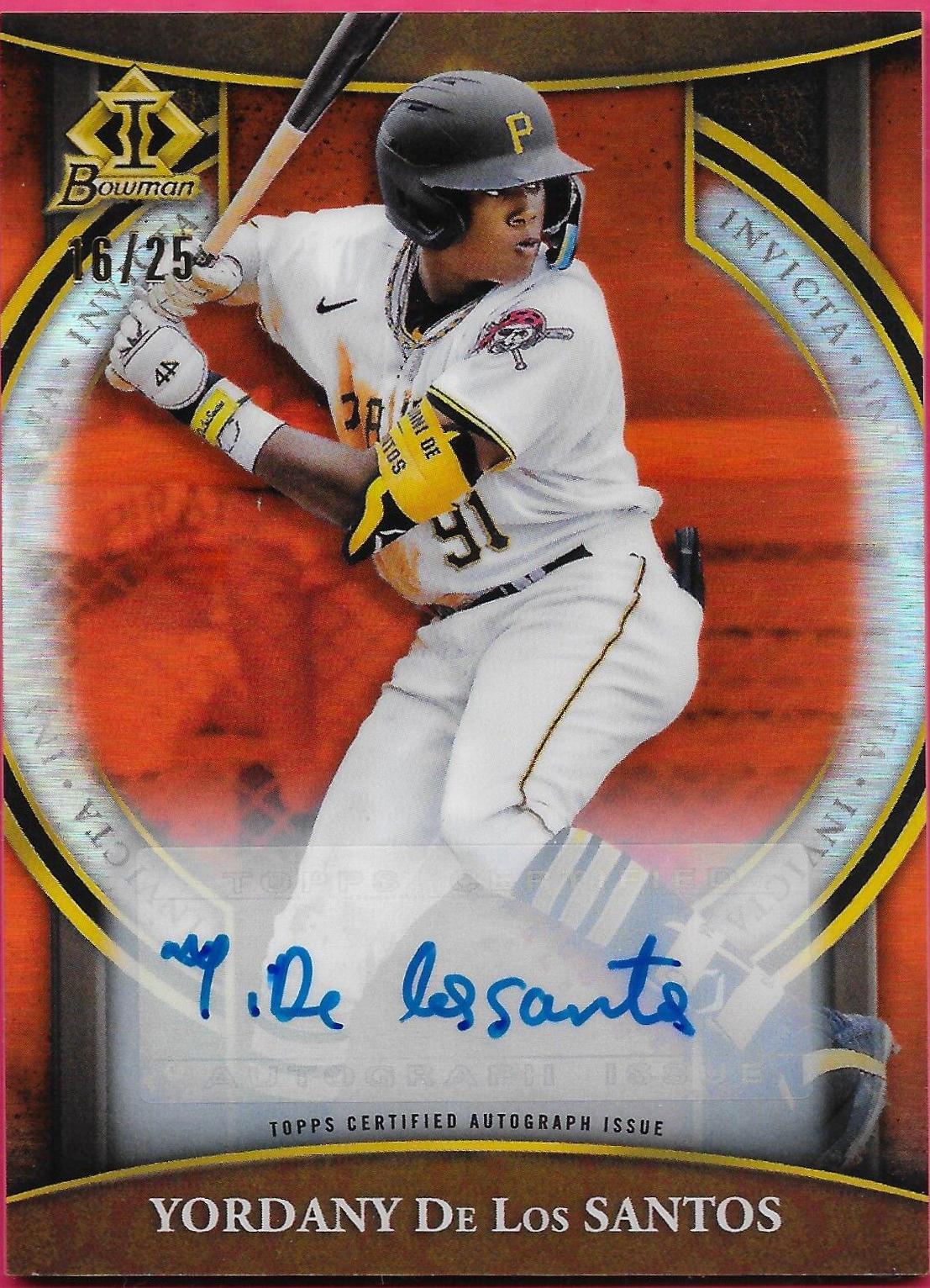 Yordany De Los Santos [Autograph Orange] #BI-8