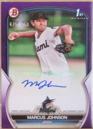 Marcus Johnson [Purple] #PPA-MJ