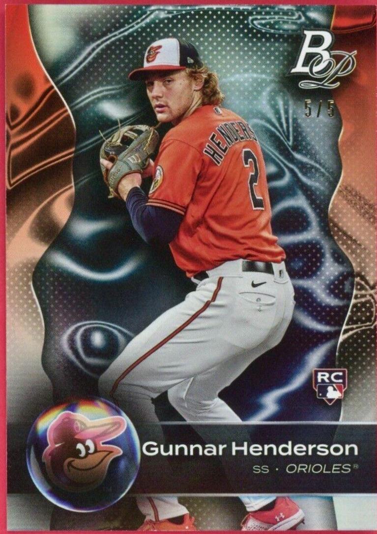 Gunnar Henderson [Red Platinum Bar] #79