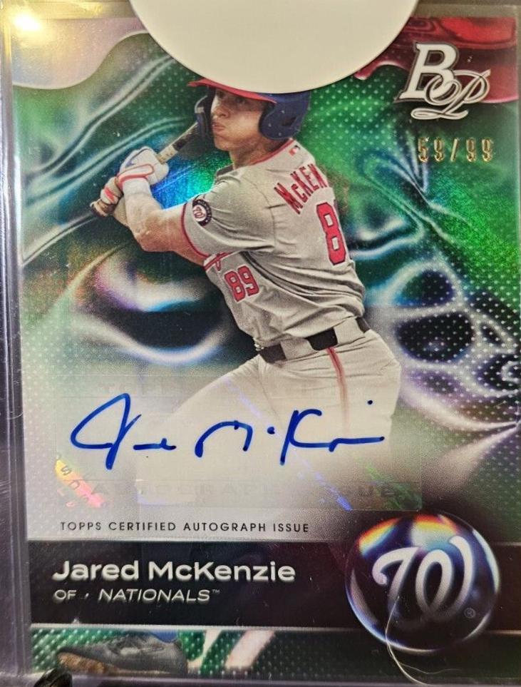Jared McKenzie [Autograph Green] #TOP-4