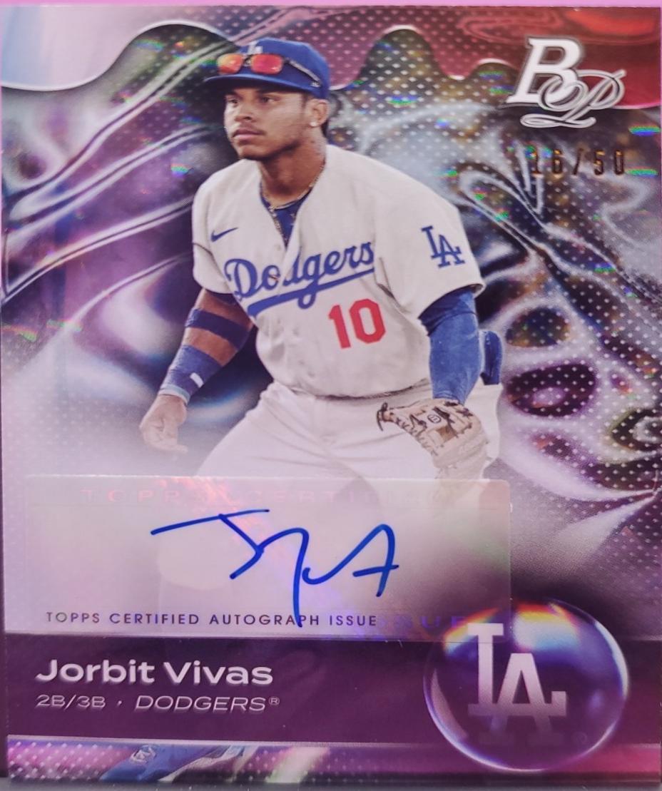 Jorbit Vivas [Autograph Ice Pattern] #TOP-29