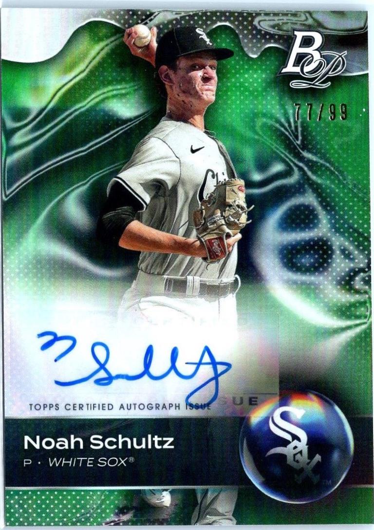 Noah Schultz [Autograph Green] #TOP-46