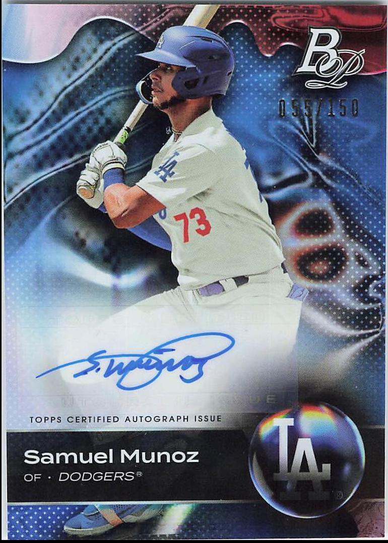 Samuel Munoz [Autograph Blue] #TOP-1