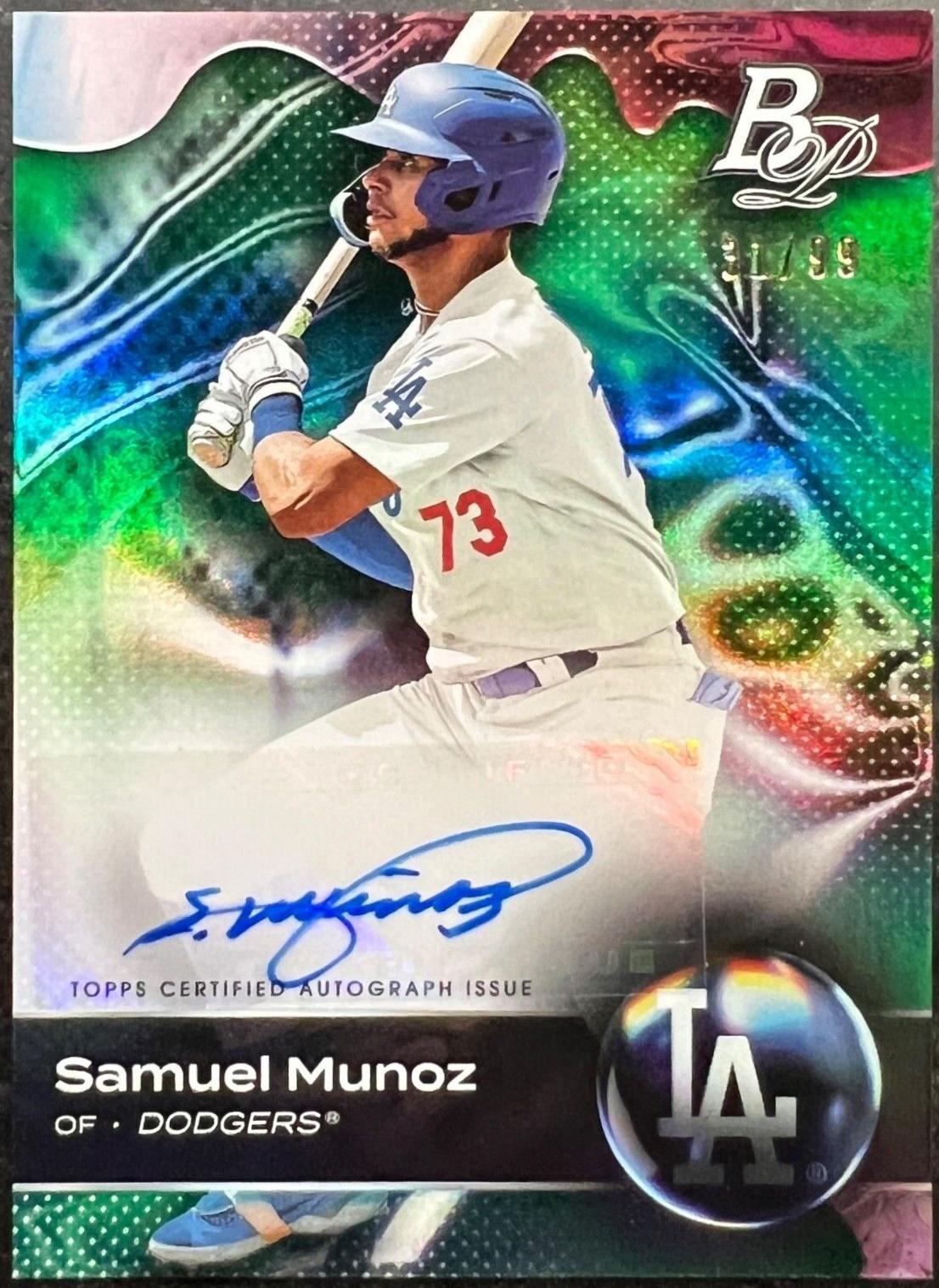 Samuel Munoz [Autograph Green] #TOP-1