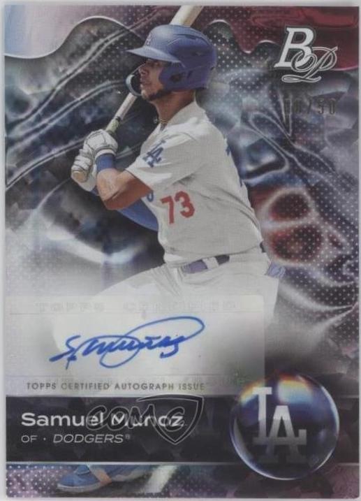 Samuel Munoz [Autograph Ice Pattern] #TOP-1