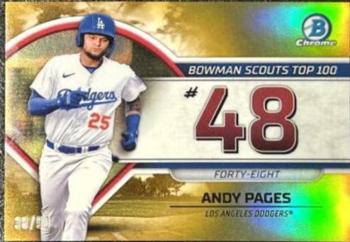 Andy Pages [Gold] #BTP-48