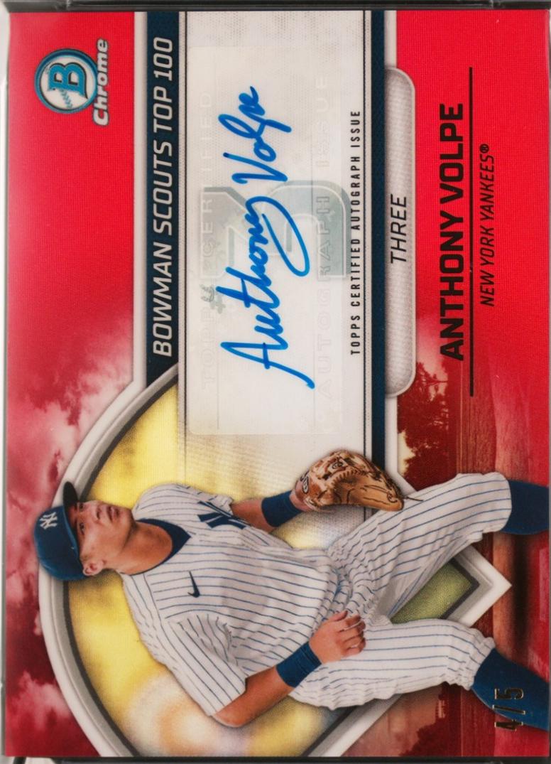 Anthony Volpe [Autograph Red] #BTP-3