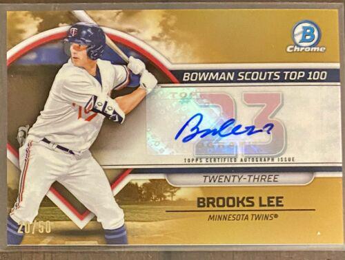 Brooks Lee [Autograph Gold] #BTP-23