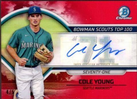 Cole Young [Autograph Red] #BTP-71