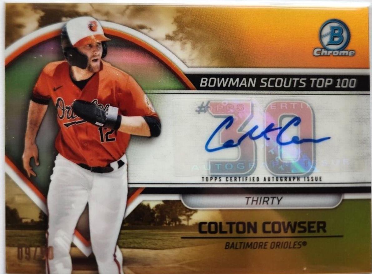 Colton Cowser [Autograph Gold] #BTP-30